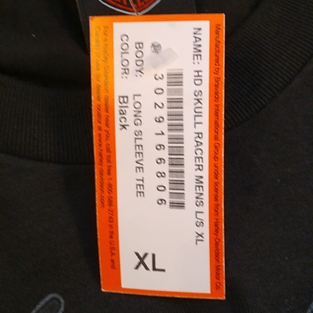 NWT Men's Harley Davidson long sleeve shirt - Picture 5 of 5